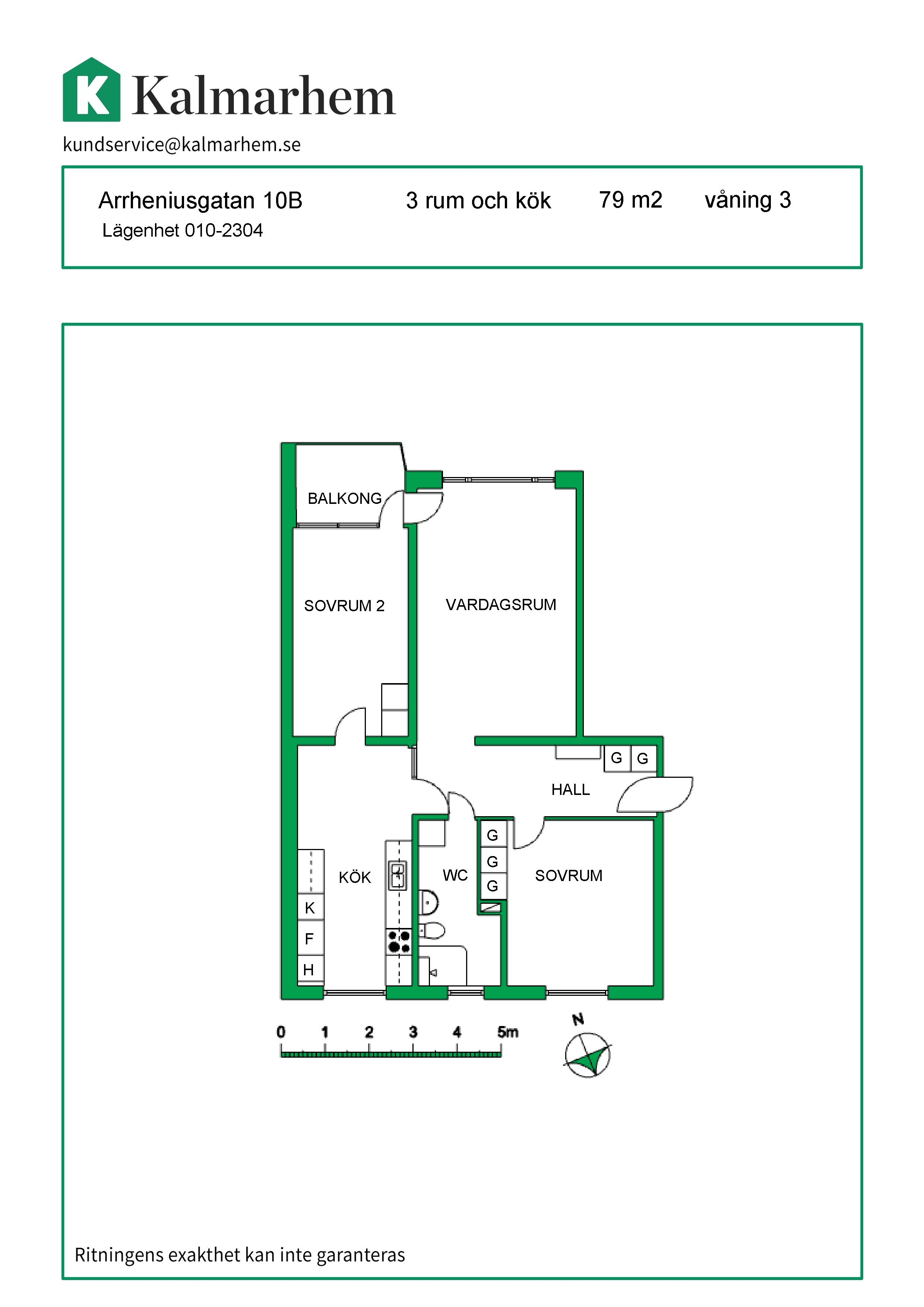 Arrheniusgatan 10 B, 392 38, KALMAR