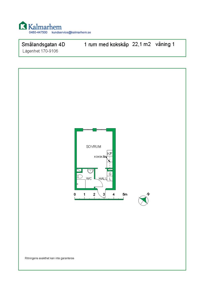 Smålandsgatan 4 D, 392 53, KALMAR