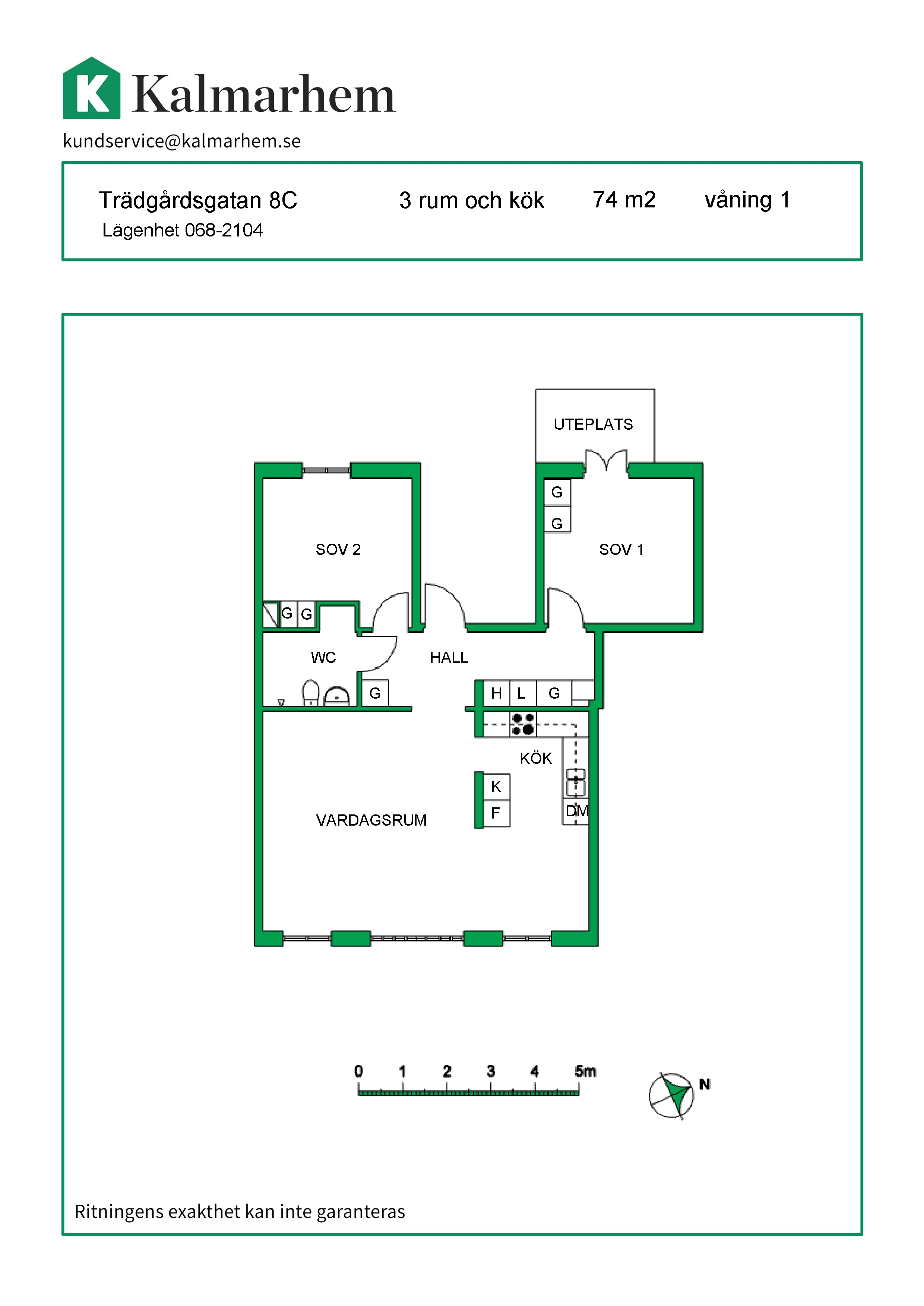 Trädgårdsgatan 8 C, 392 49, KALMAR 2
