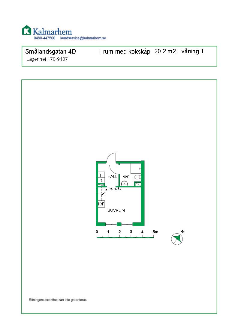 Smålandsgatan 4 D, 392 53, KALMAR