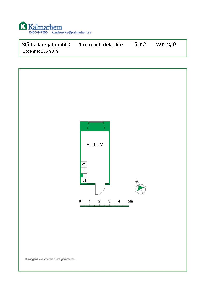 Ståthållaregatan 44 C, 392 56, KALMAR
