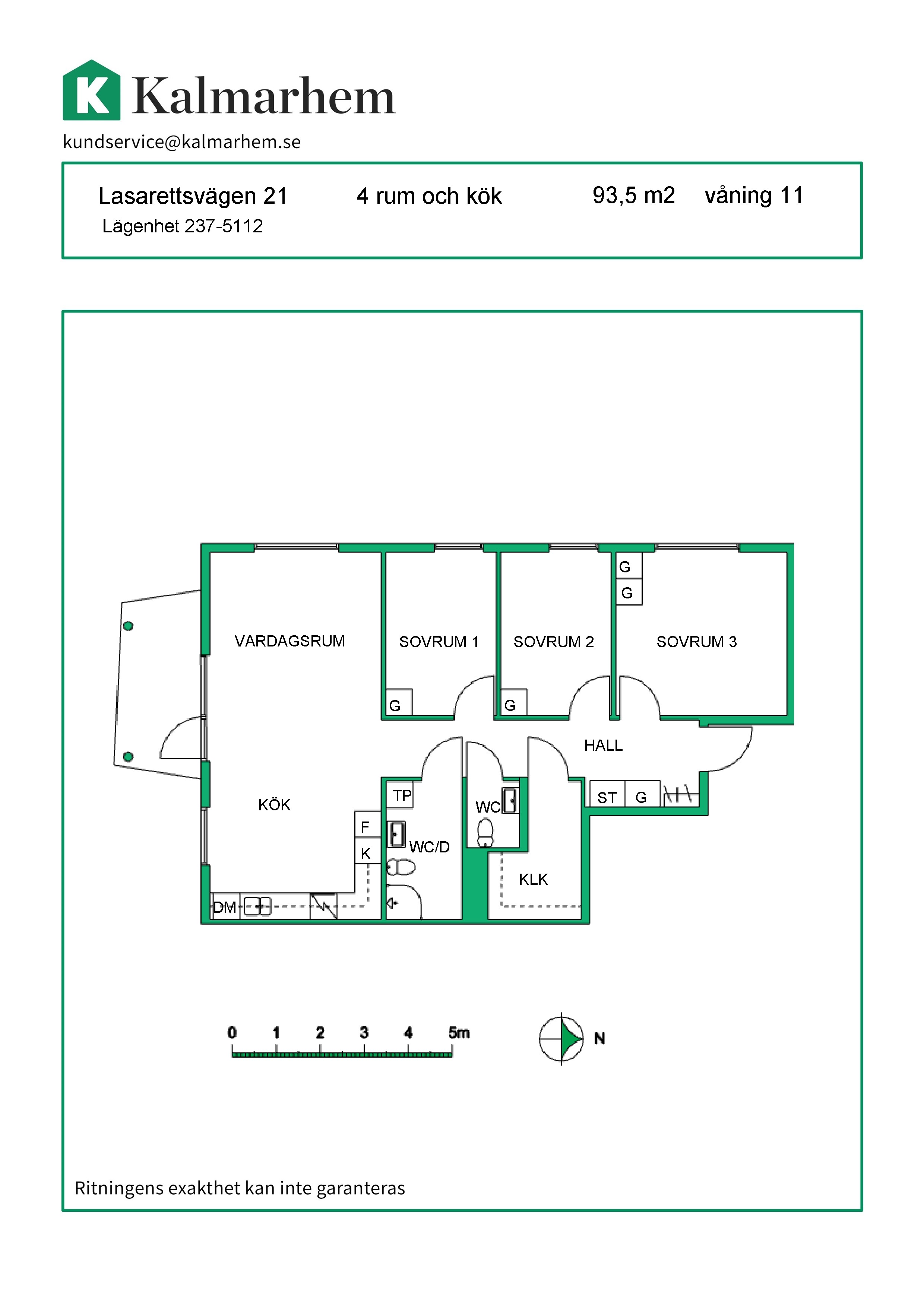Lasarettsvägen 21, 392 56, Kalmar