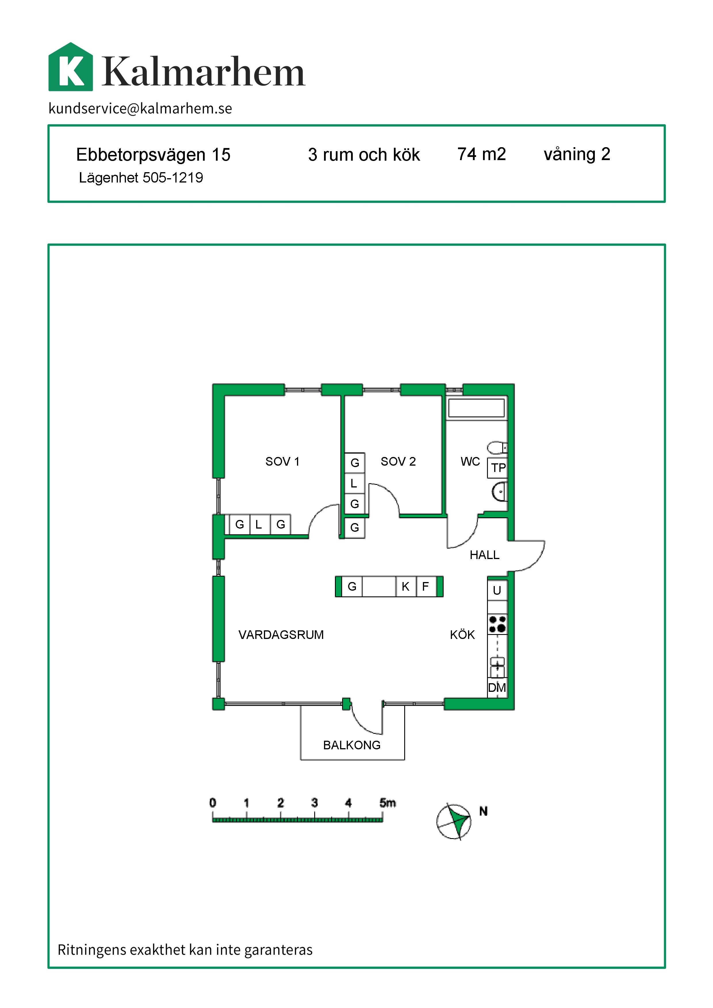 Ebbetorpsvägen 15, 394 70, Kalmar