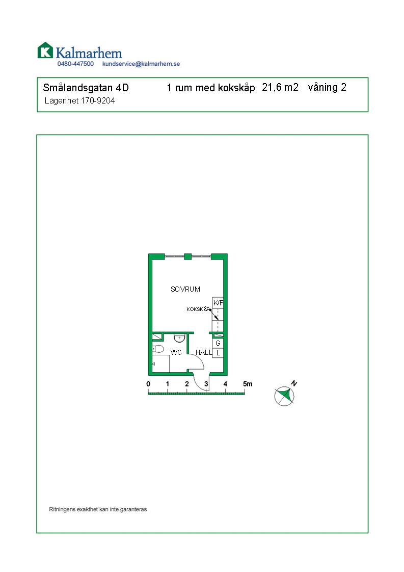 Smålandsgatan 4 D, 392 53, KALMAR