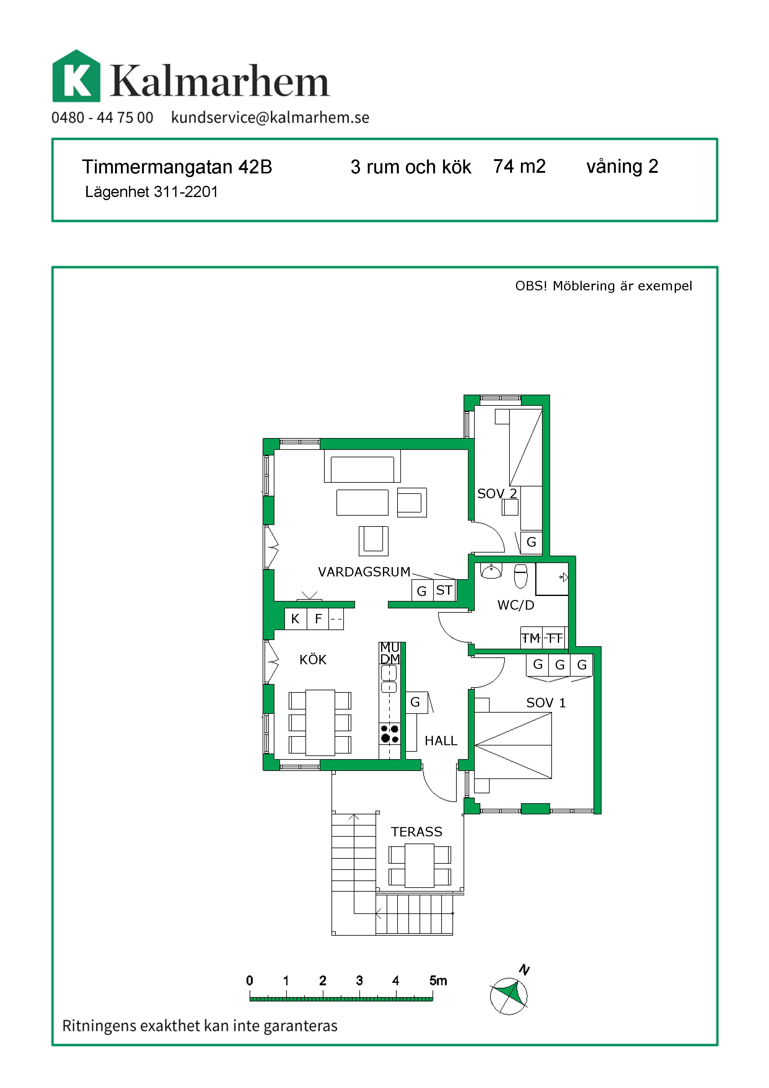 Timmermansgatan 42 B, 392 36, KALMAR