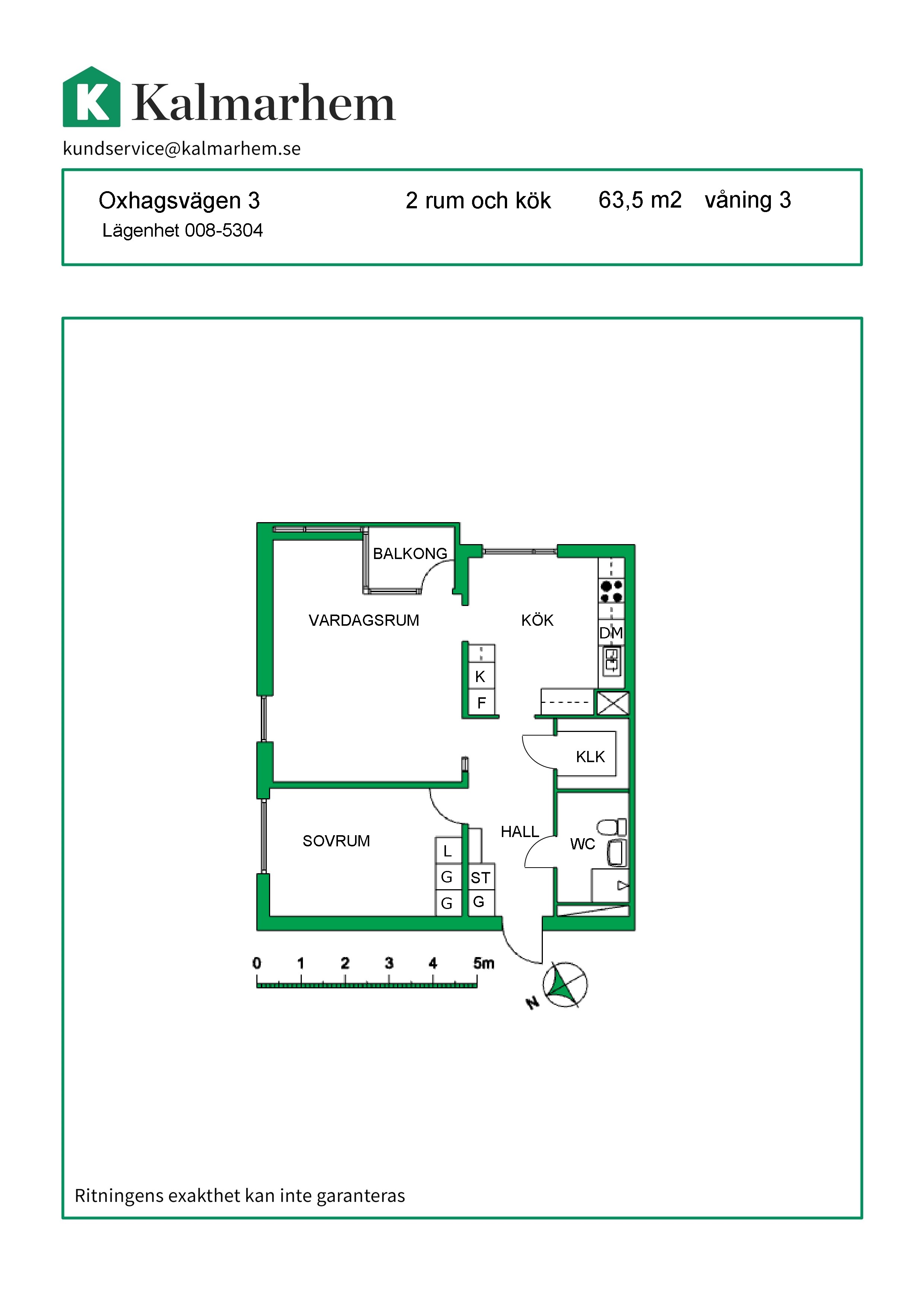 Oxhagsvägen 3, 392 38, KALMAR