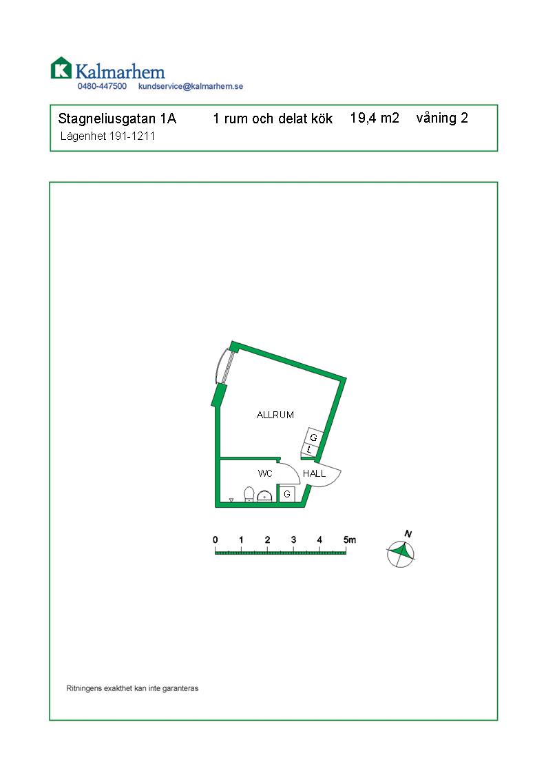 Stagneliusgatan 1 A, 392 54, KALMAR