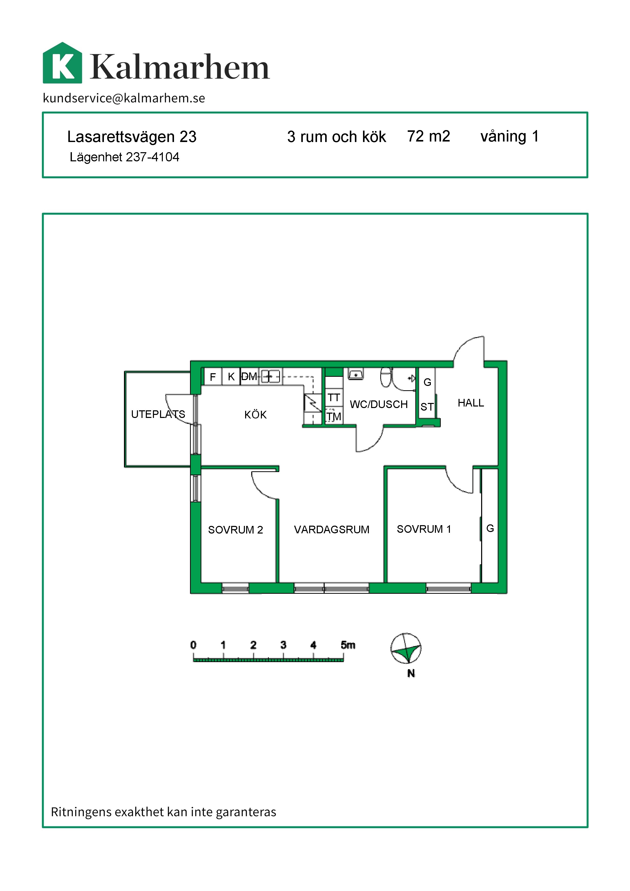 Lasarettsvägen 23, 392 56, KALMAR