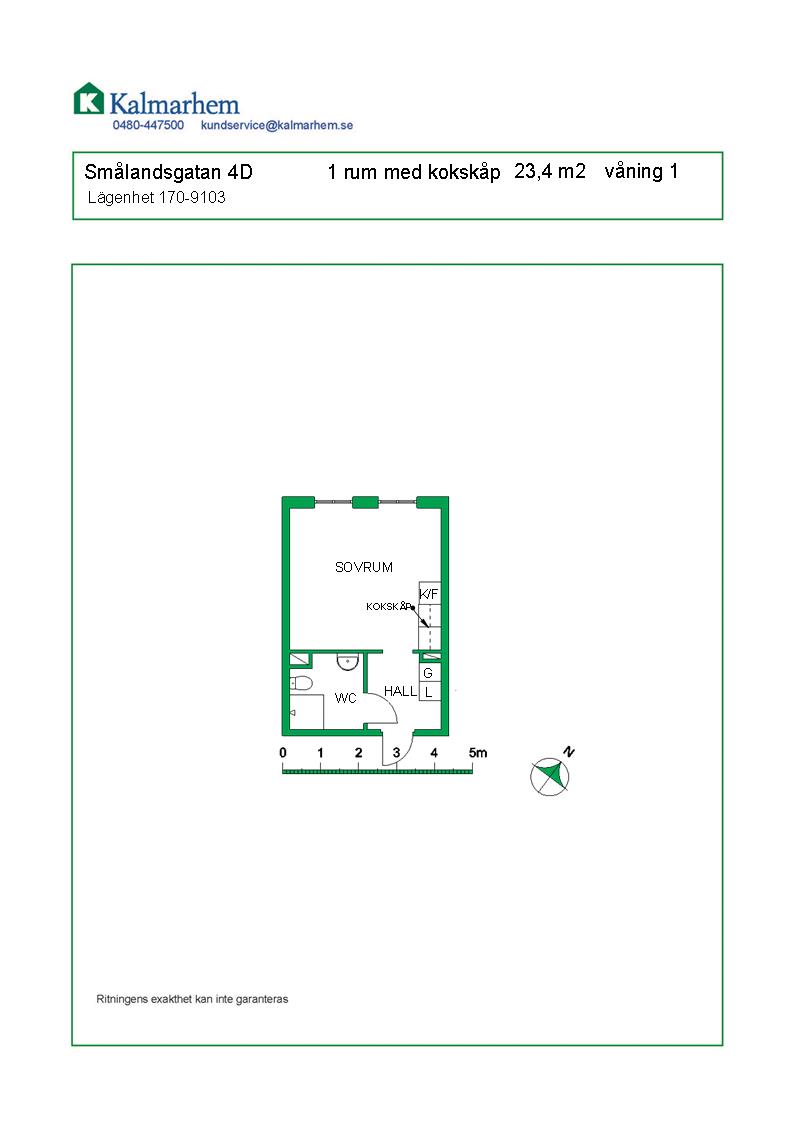 Smålandsgatan 4 D, 392 53, KALMAR