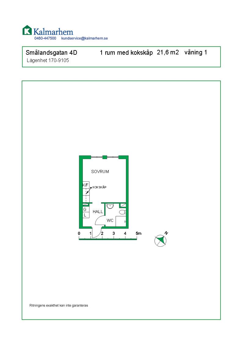Smålandsgatan 4 D, 392 53, KALMAR