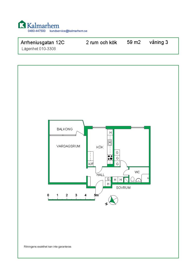 Arrheniusgatan 12 C, 392 38, KALMAR